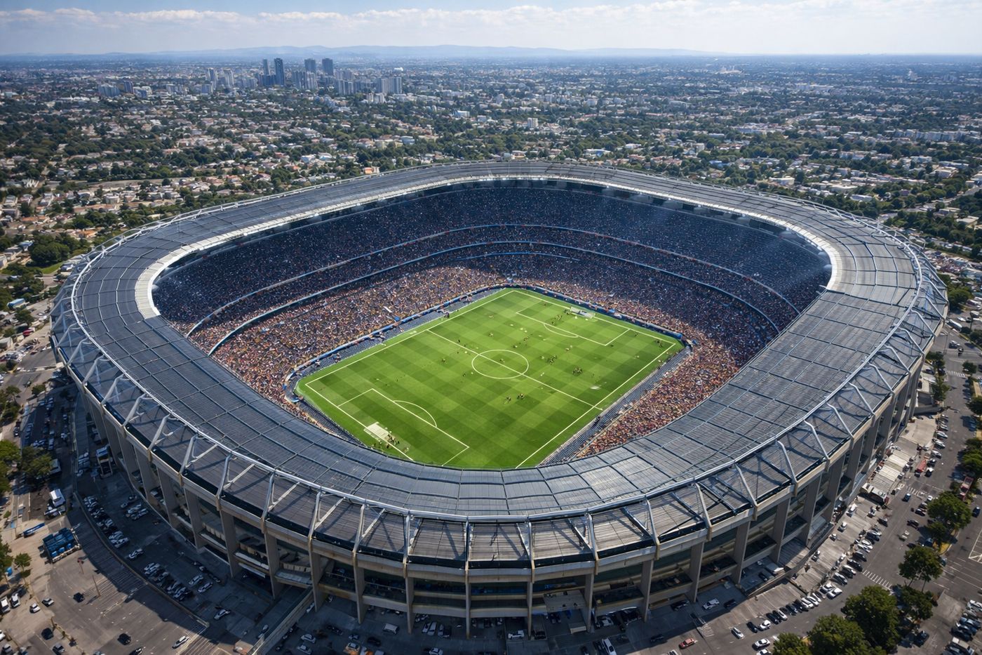 Estadio de futbol lleno