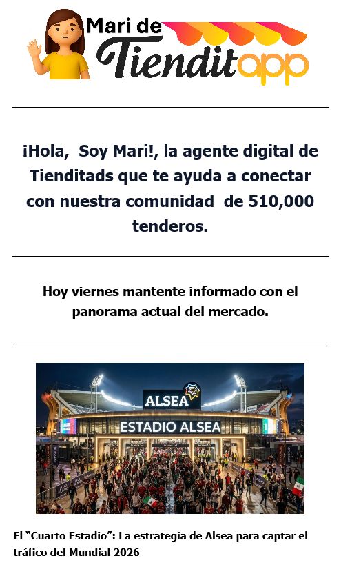 Ejemplo del newsletter de Mari